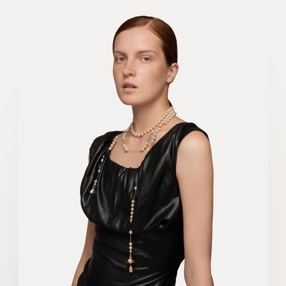 Vivienne Westwood Broken Pearl Necklace - Picture 7 of 14